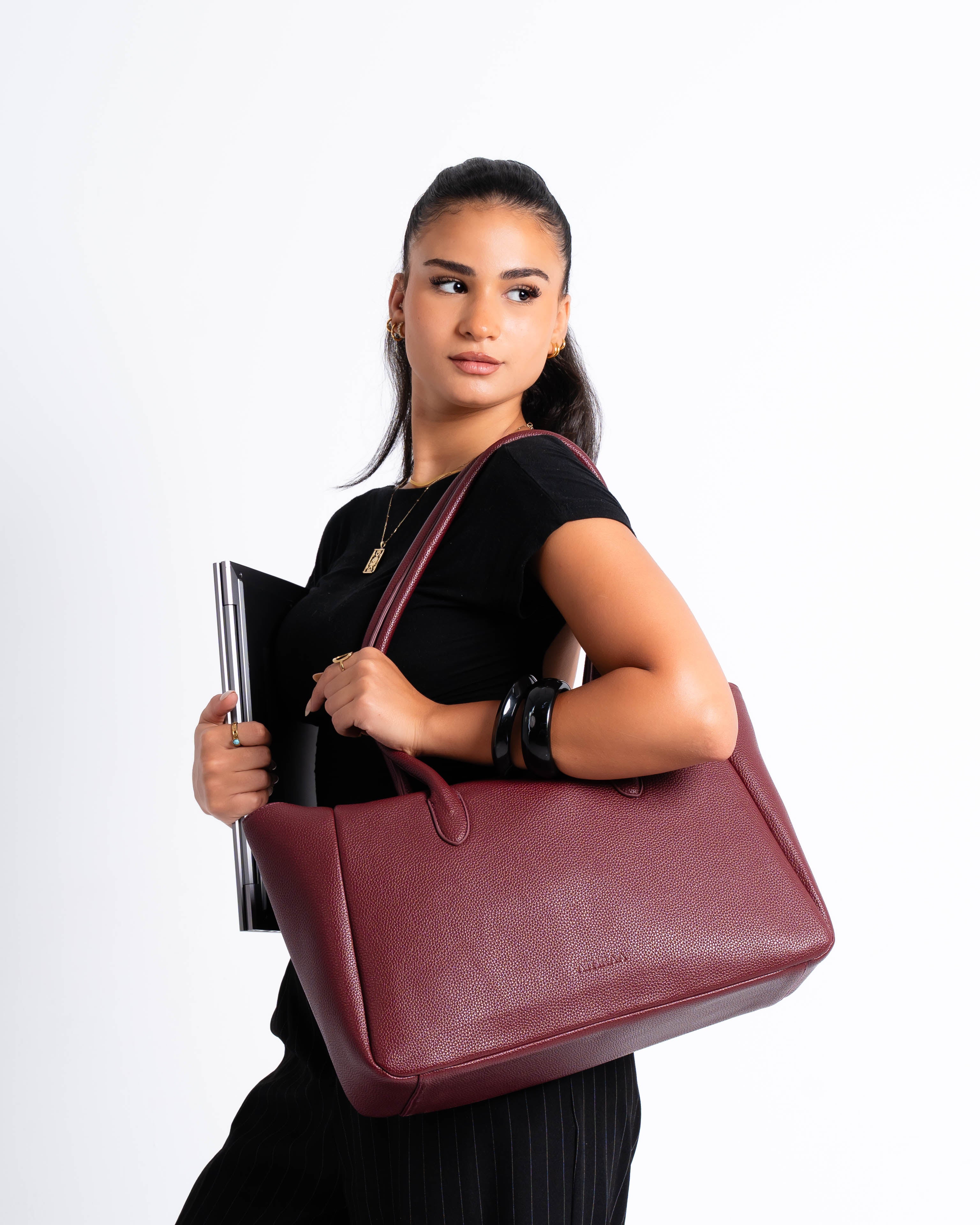 Liora Tote Burgundy