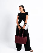 Liora Tote Burgundy