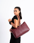 Liora Tote Burgundy